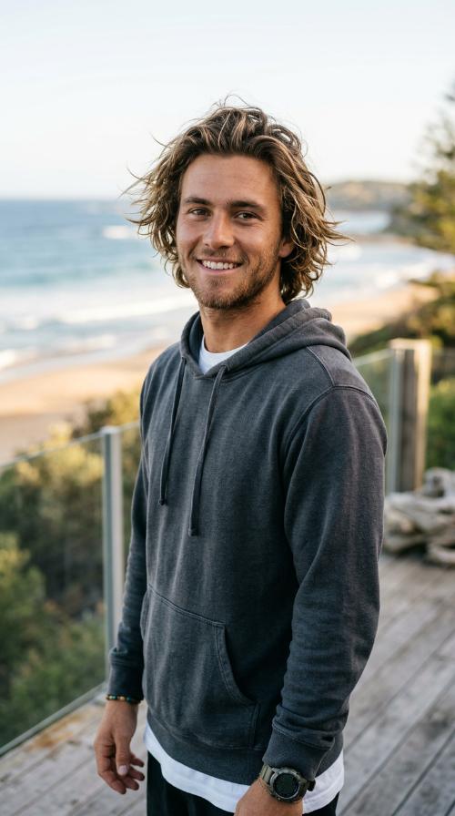 Wind-Swept Surfer Look