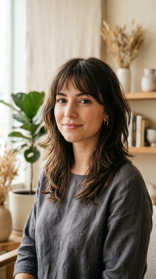 Wispy Bangs and Choppy Ends