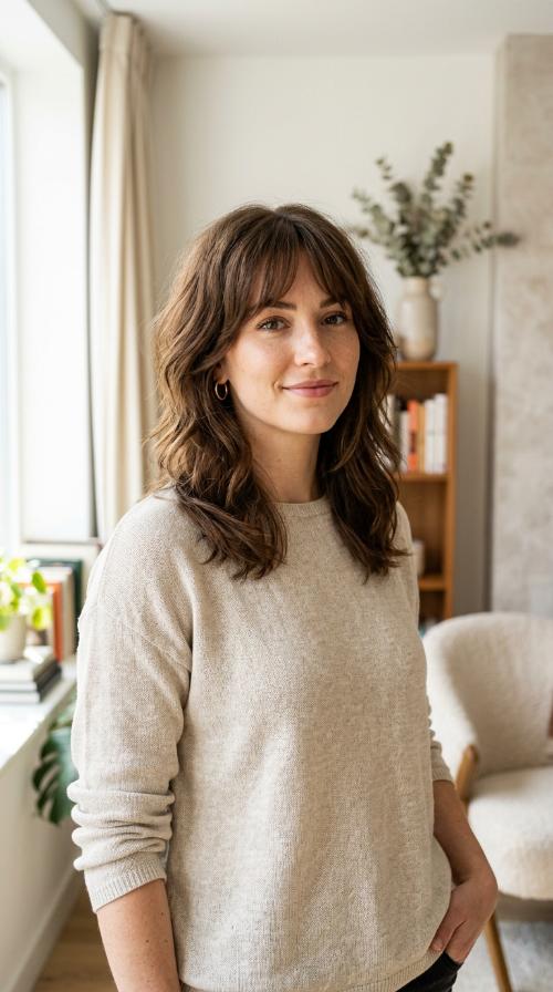 Wispy Layered Cut with Bangs