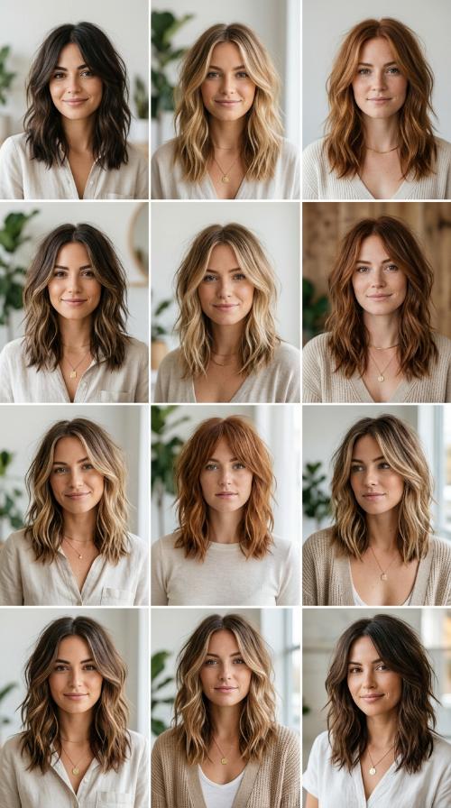 Wispy Layered Cut with Face-Framing