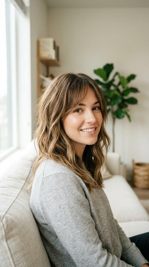 Wispy Layered Cut with Side Fringe