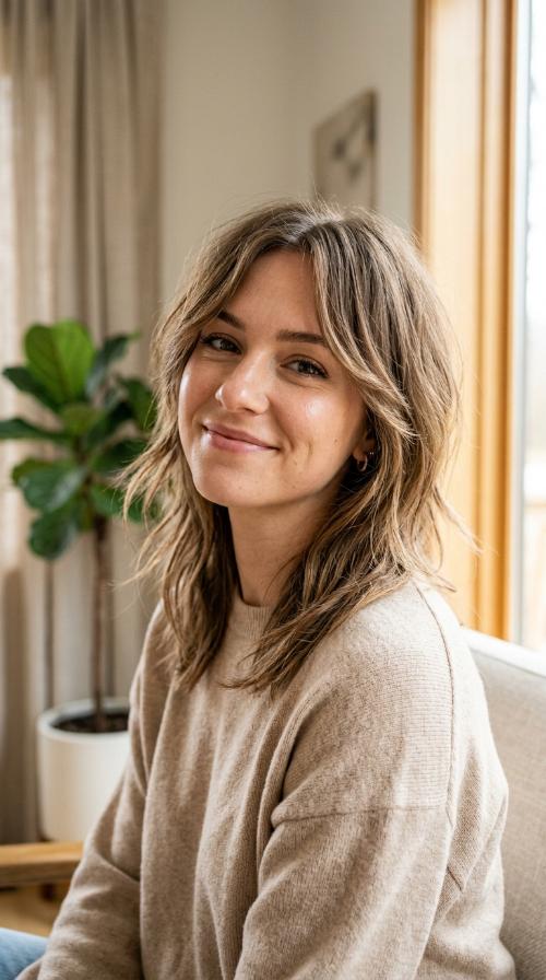 Wispy Layers with Face-Framing Pieces