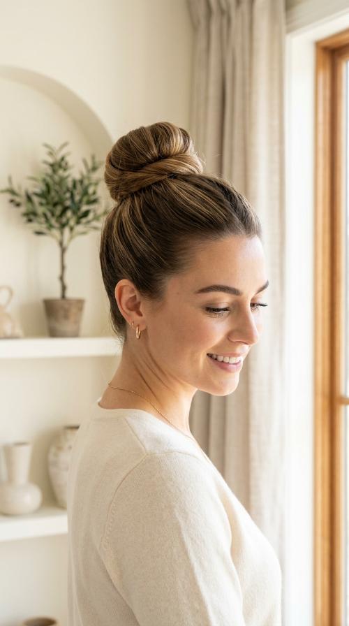 Wrapped High Bun