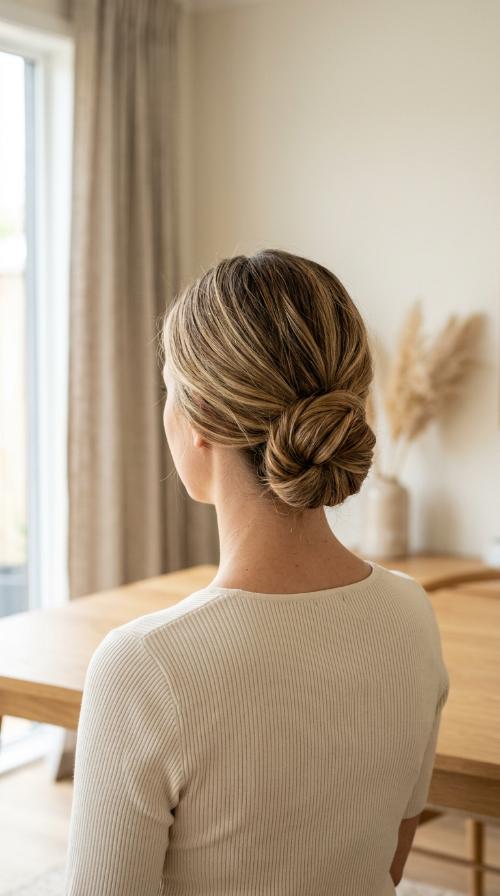 Wrapped Low Chignon