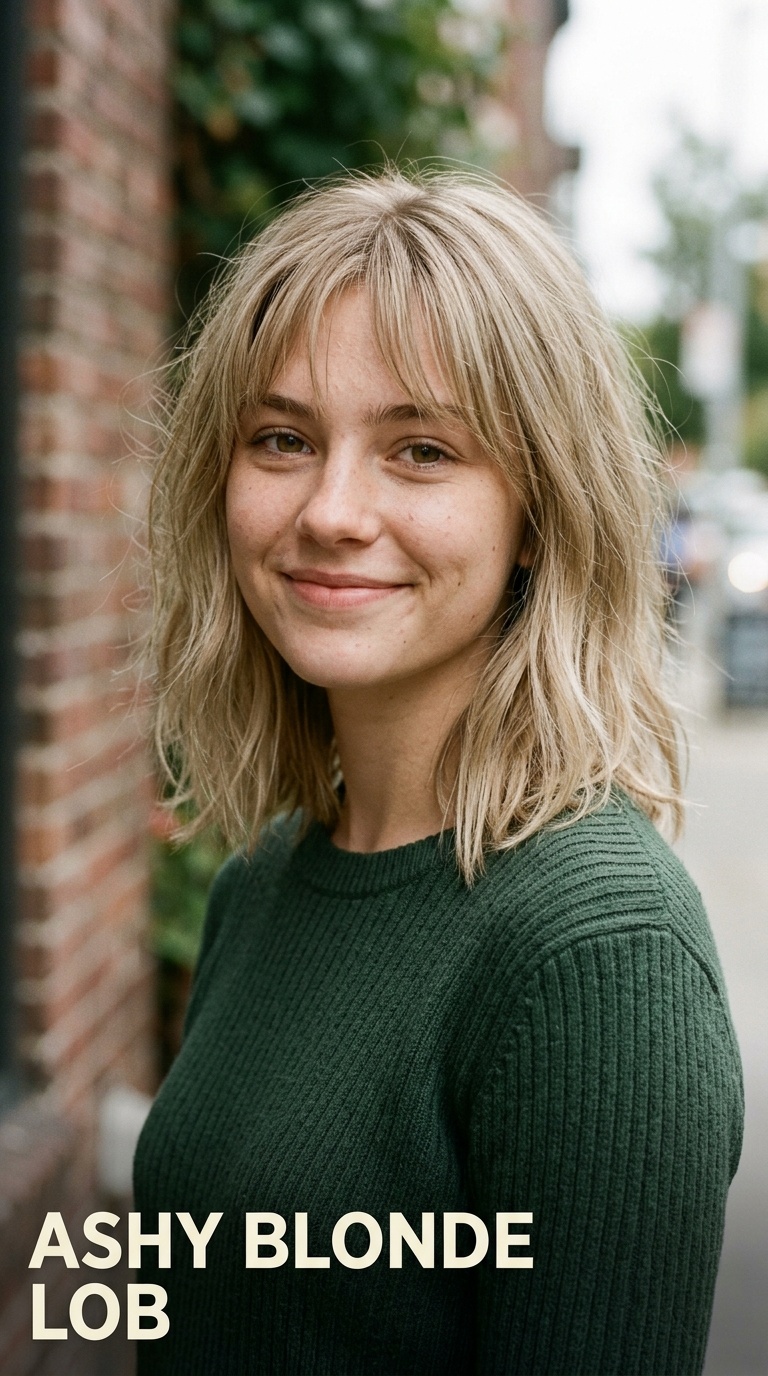Ashy Blonde Lob