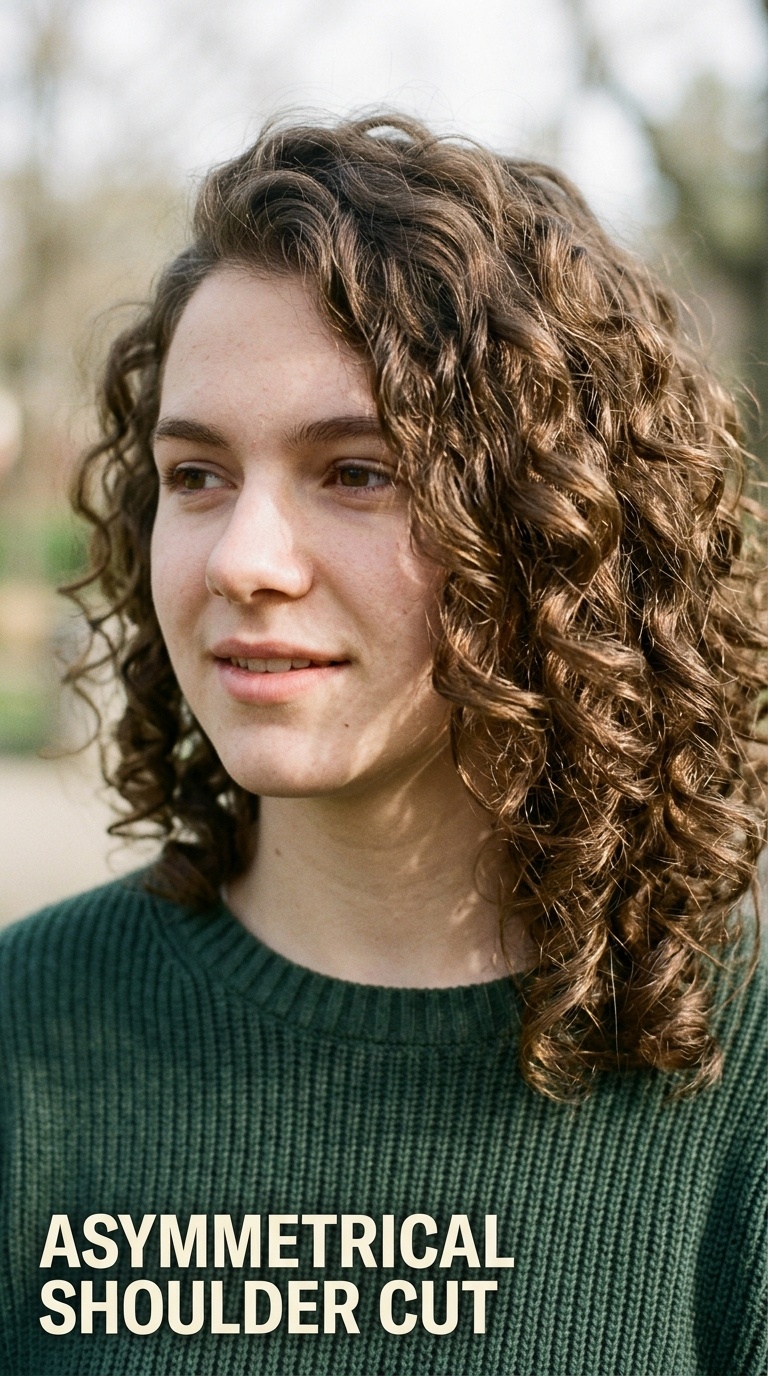 Asymmetrical Shoulder Cut