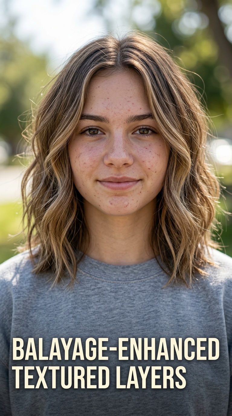 Balayage-Enhanced Textured Layers