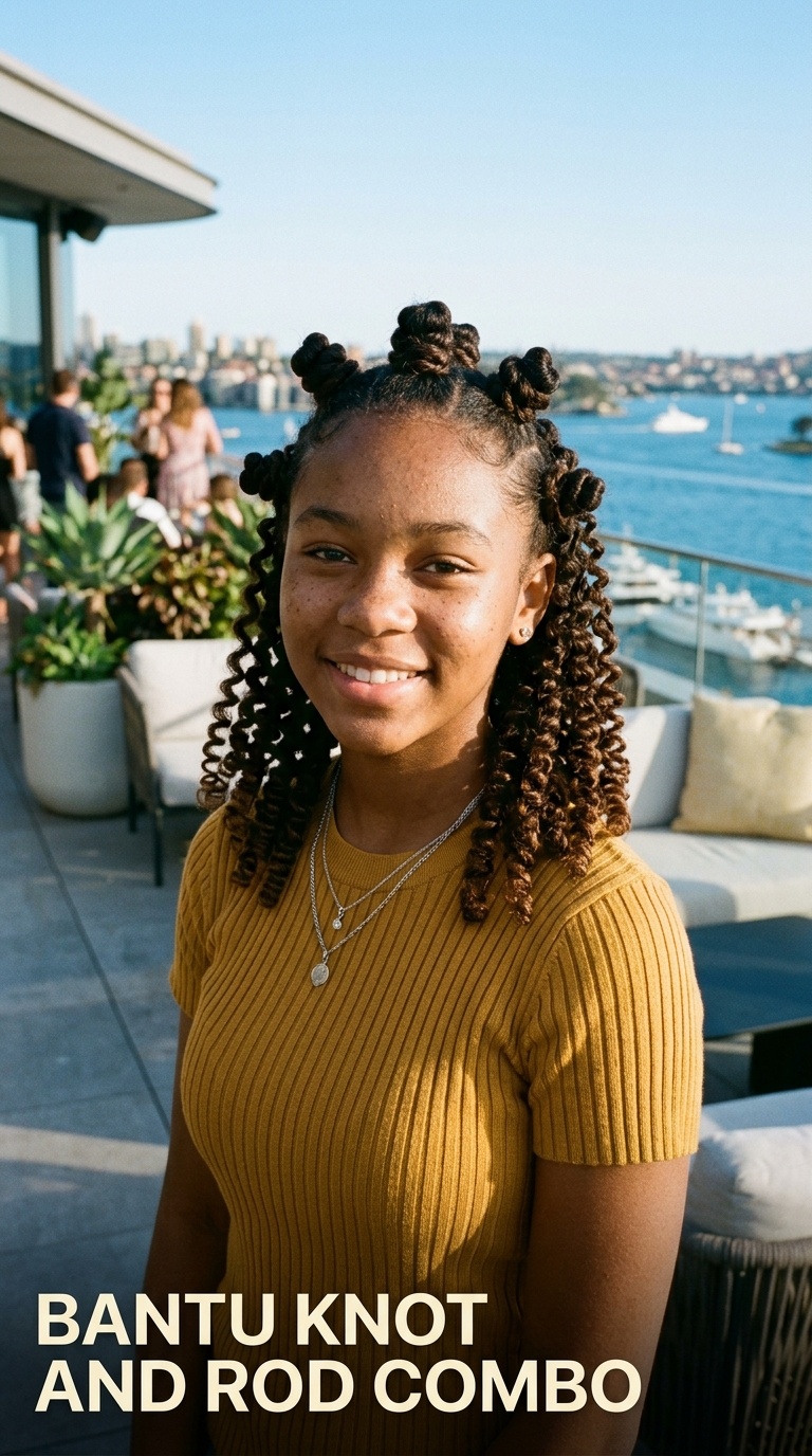 Bantu Knot and Rod Combo