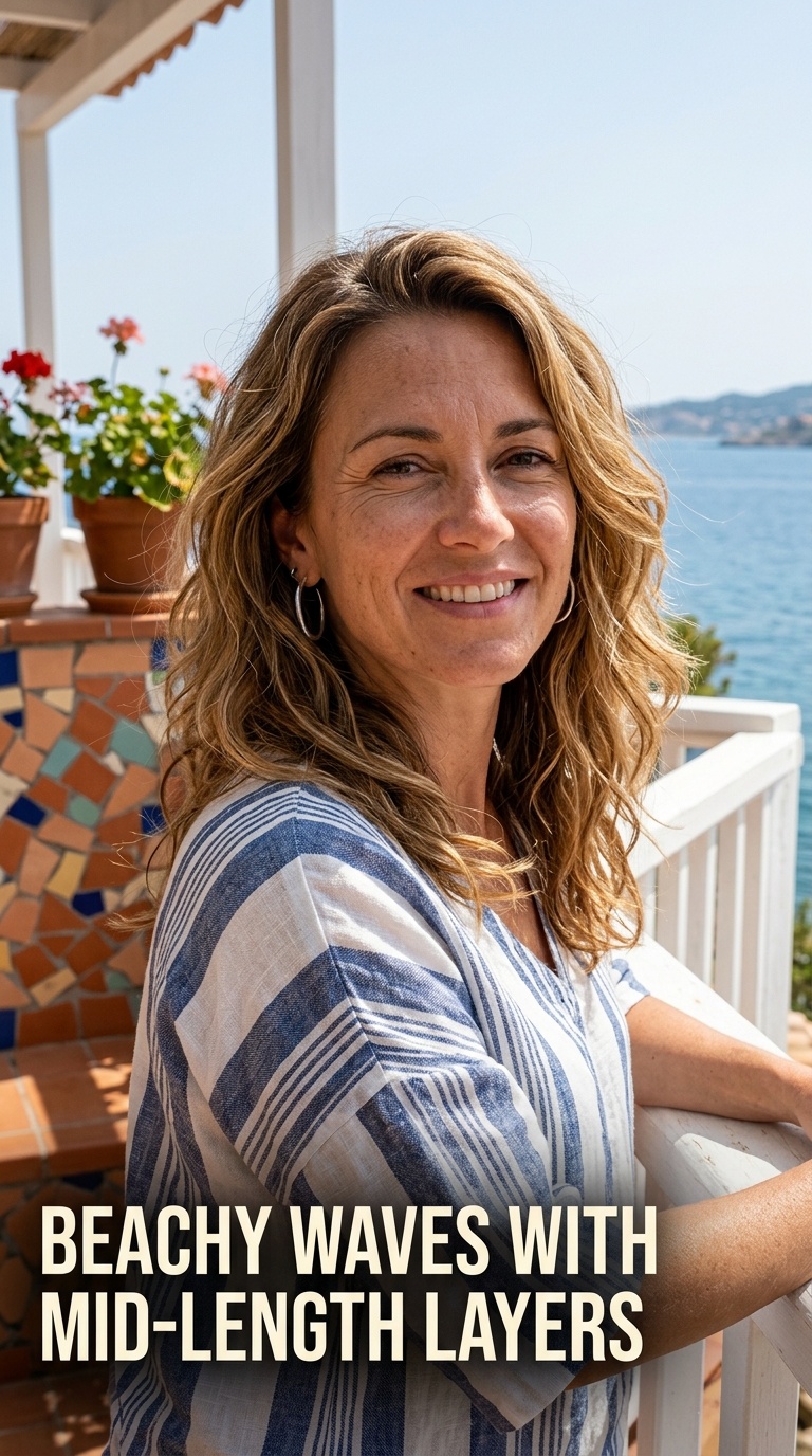 Beachy Waves with Mid-Length Layers