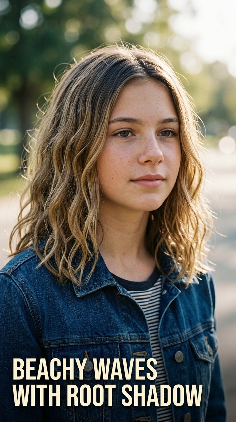 Beachy Waves with Root Shadow