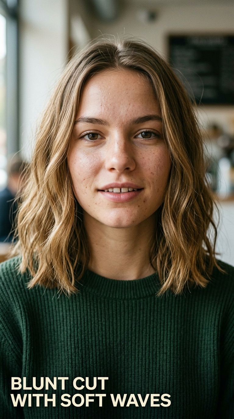 Blunt Cut with Soft Waves