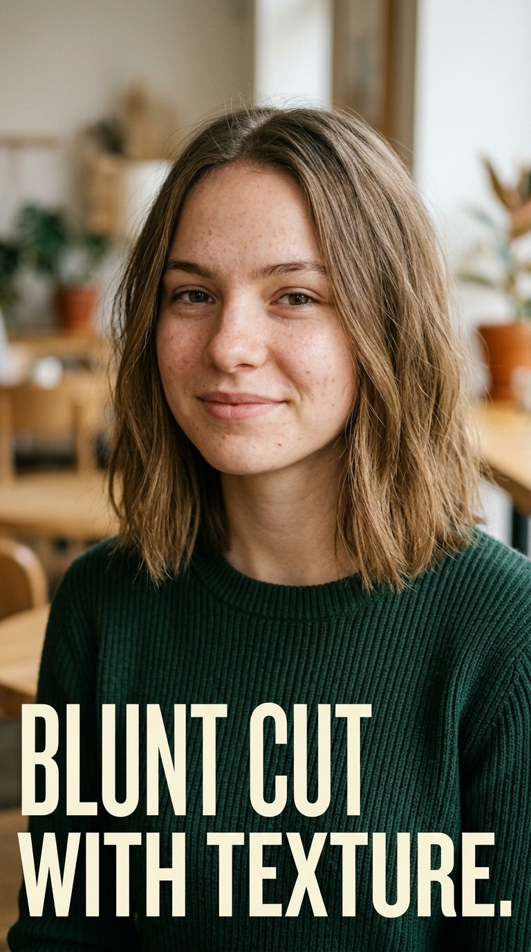 Blunt Cut with Texture