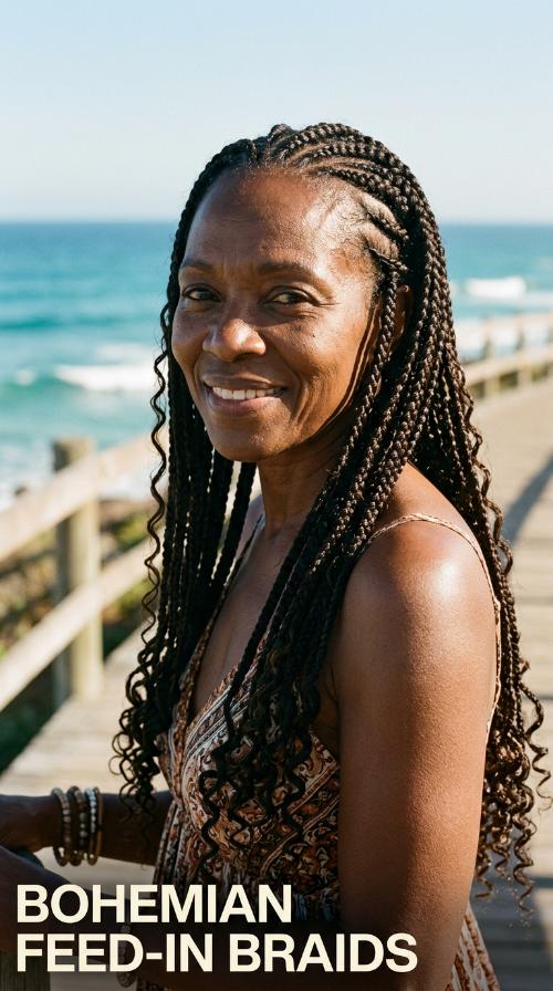 Bohemian Feed-in Braids