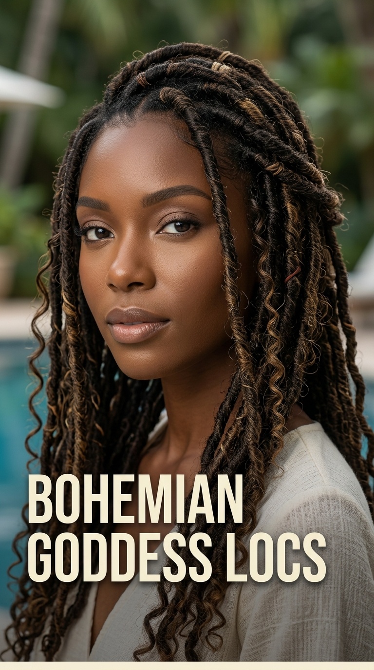Bohemian Goddess Locs