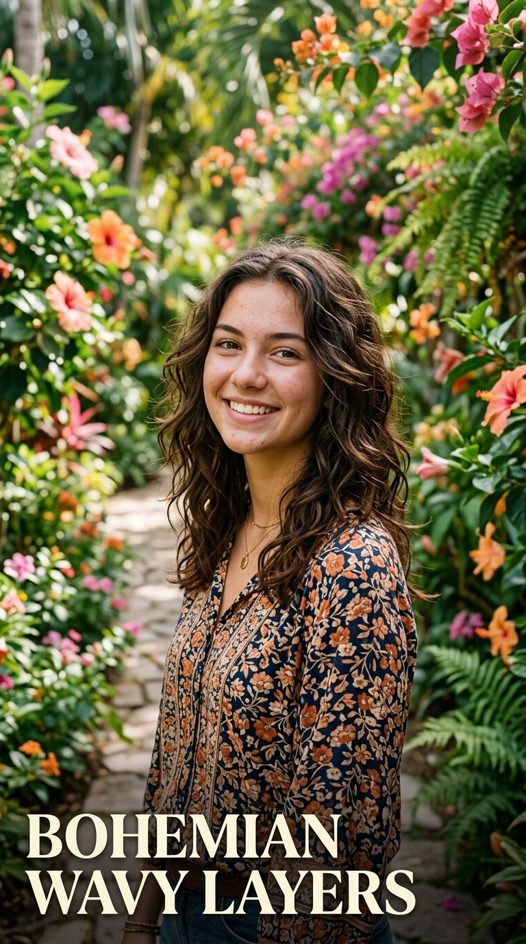 Bohemian Wavy Layers