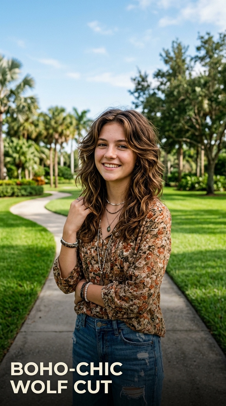 Boho-Chic Wolf Cut