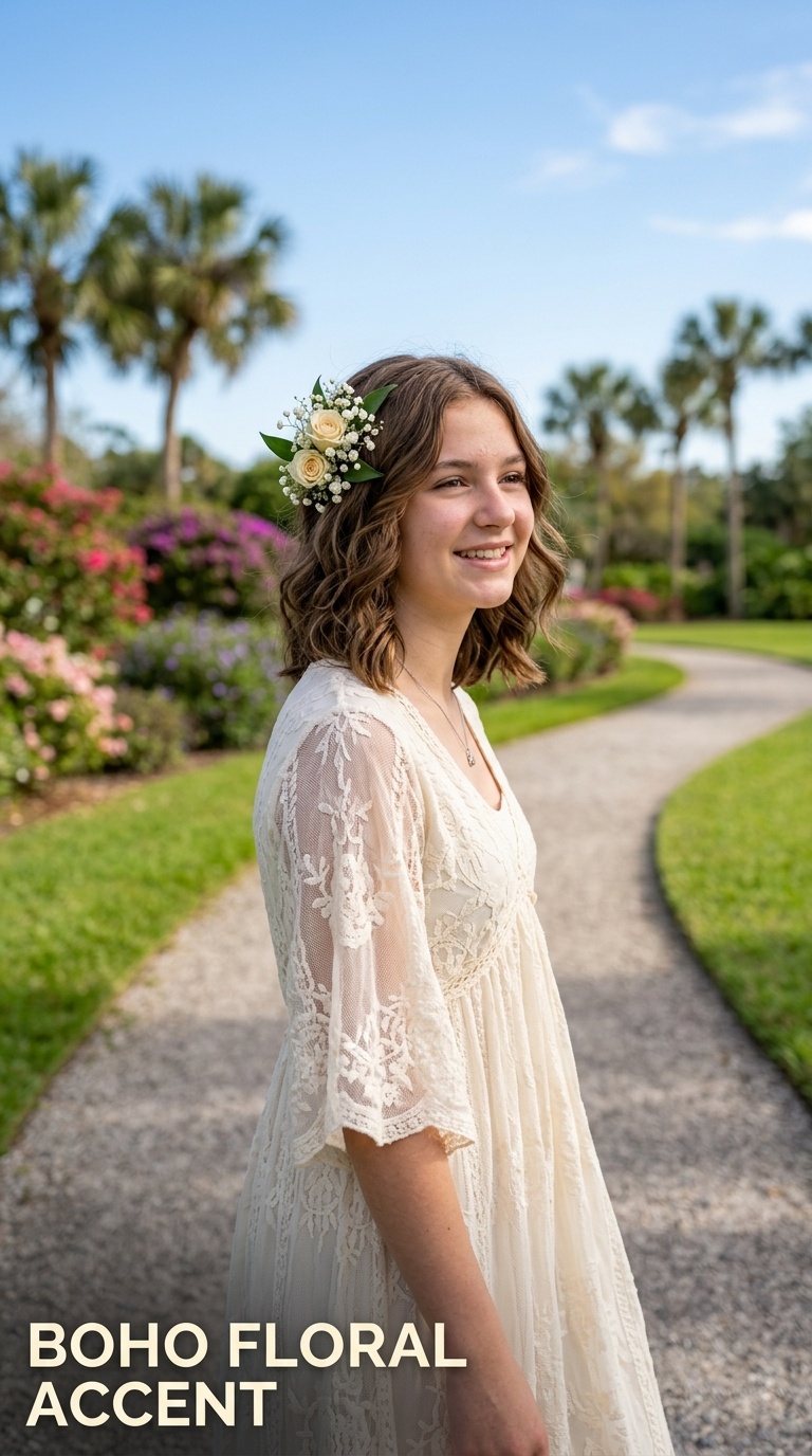 Boho Floral Accent