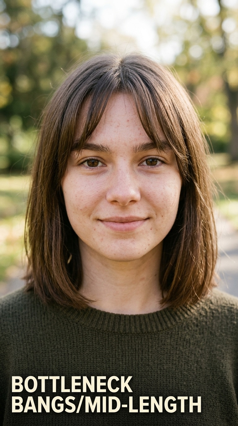 Bottleneck Bangs Mid-Length