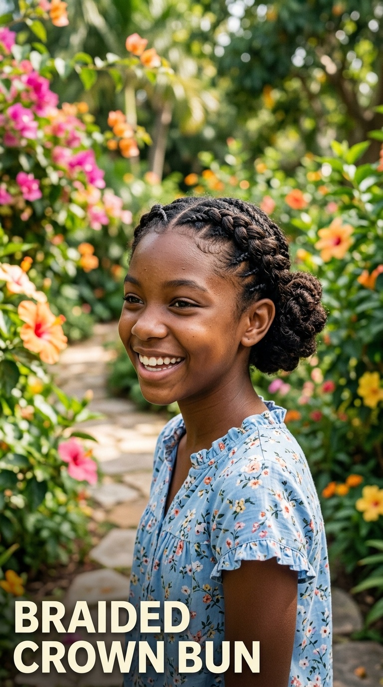 Braided Crown Bun