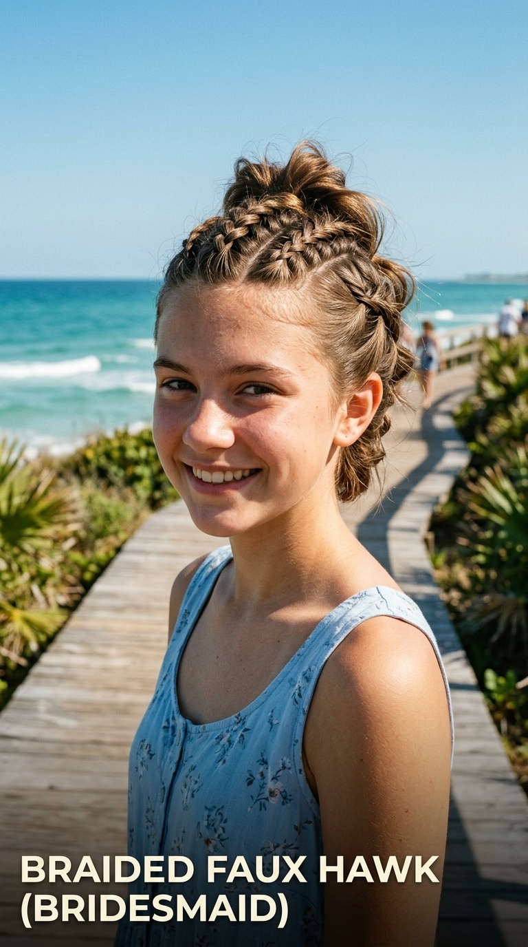 Braided Faux Hawk
