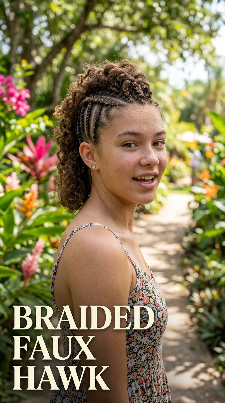 Braided Faux Hawk