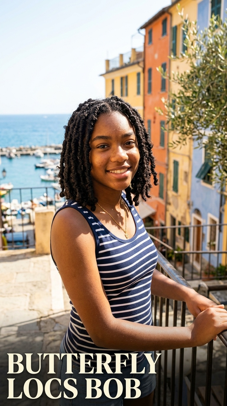 Butterfly Locs Bob