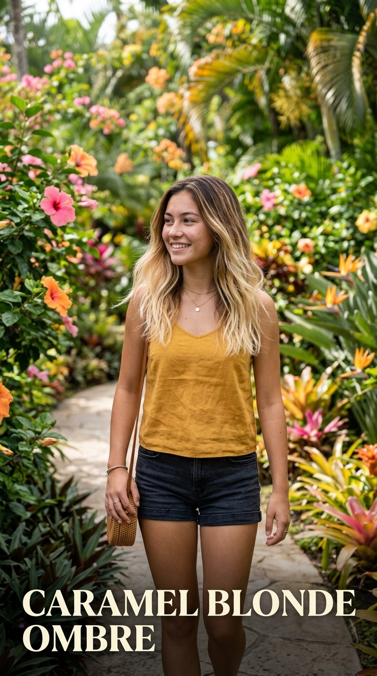 Caramel Blonde Ombre