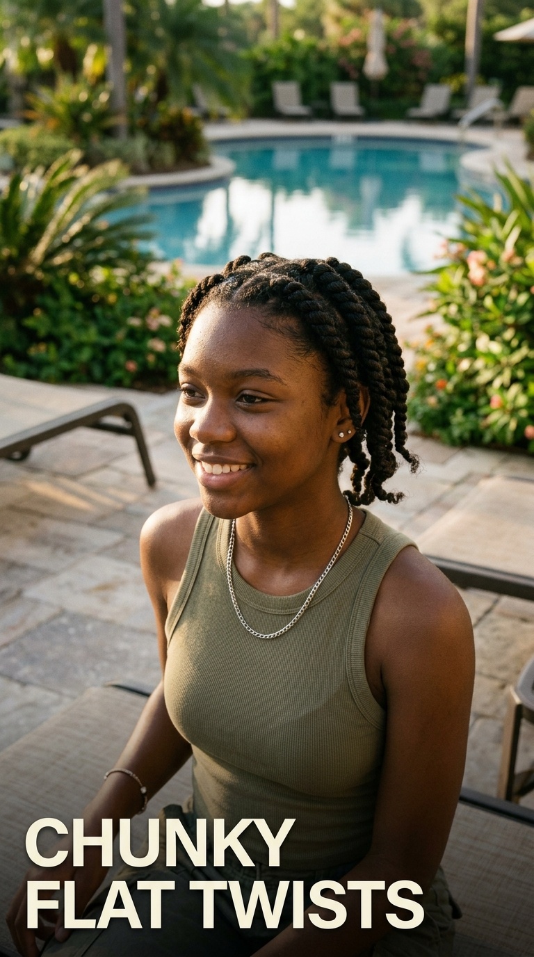 Chunky Flat Twists
