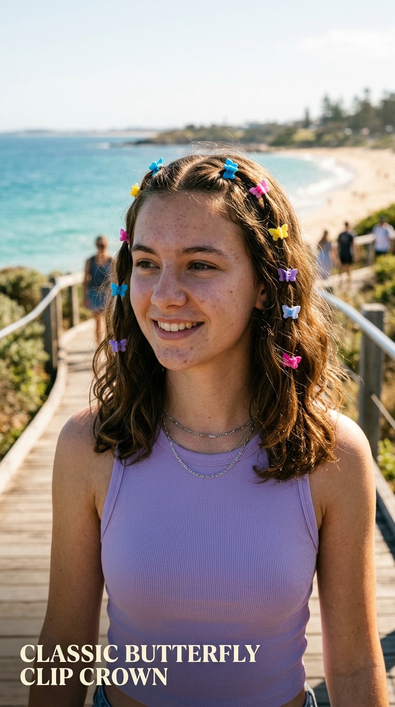 Classic Butterfly Clip Crown