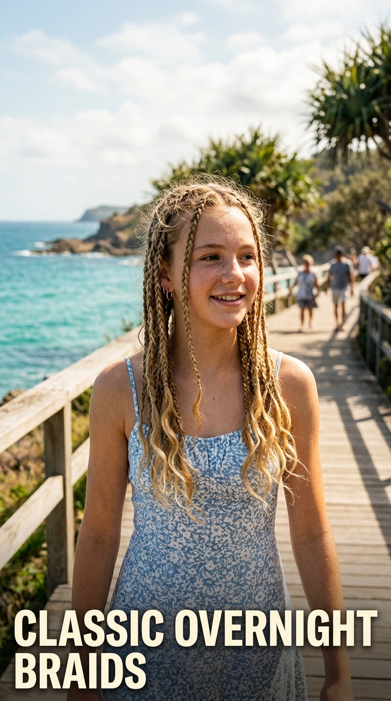 Classic Overnight Braids