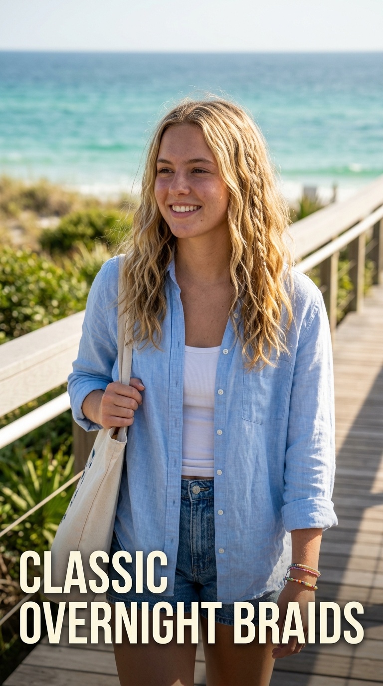 Classic Overnight Braids