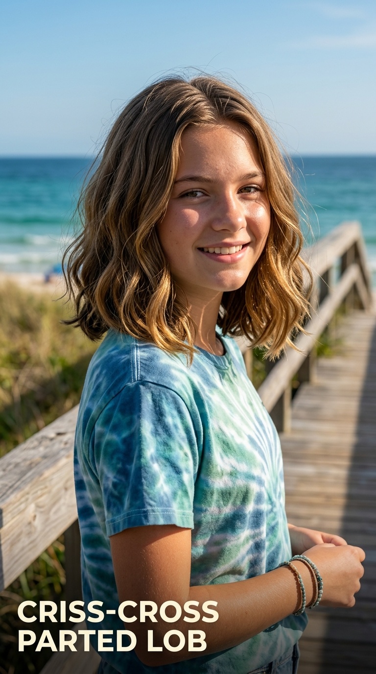Criss-Cross Parted Lob