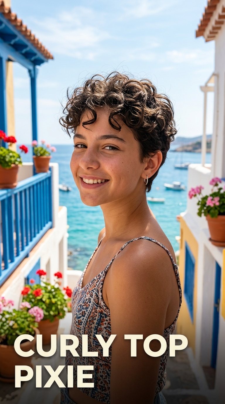Curly Top Pixie