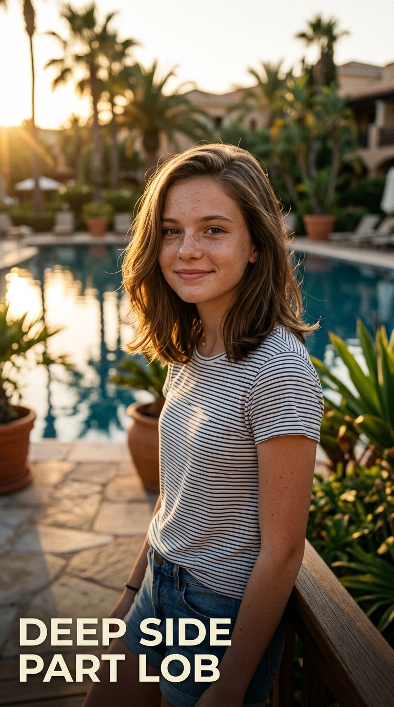 Deep Side Part Lob