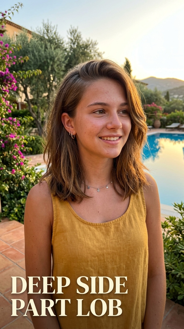Deep Side Part Lob