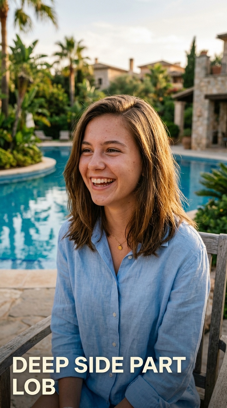 Deep Side Part Lob