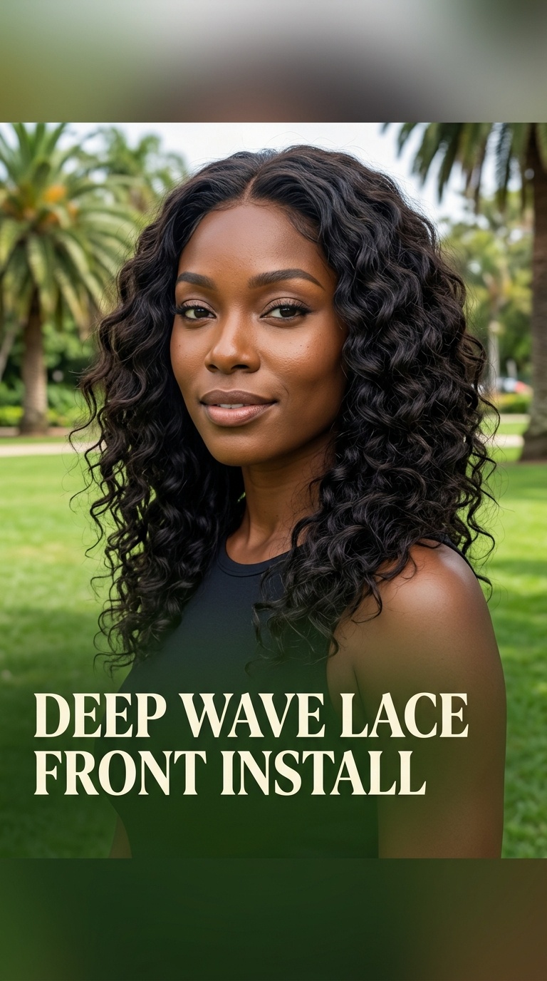 Deep Wave Lace Front Install