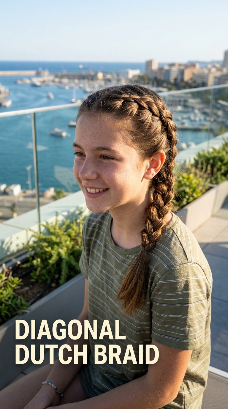 Diagonal Dutch Braid