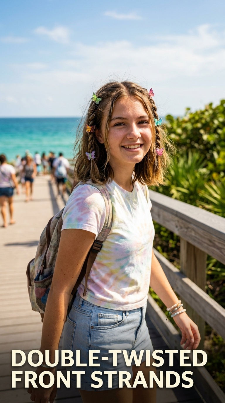 Double-Twisted Front Strands