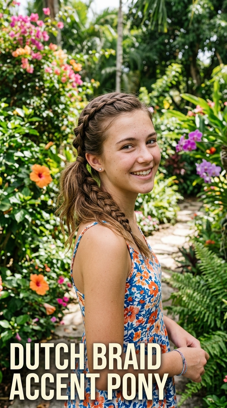 Dutch Braid Accent Pony