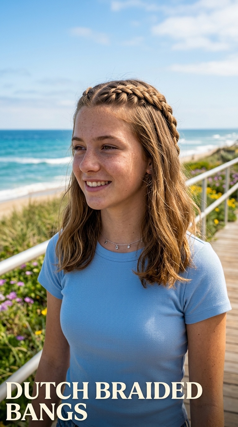 Dutch Braided Bangs