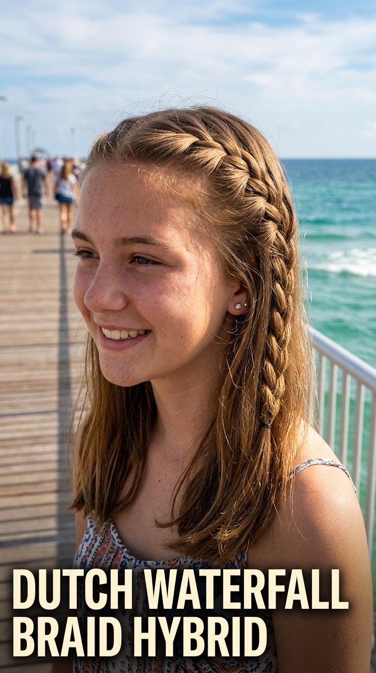 Dutch Waterfall Braid Hybrid