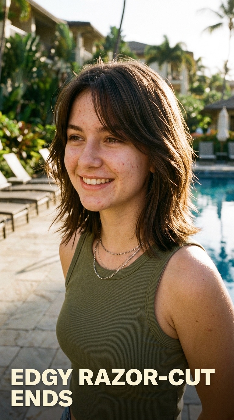 Edgy Razor-Cut Ends