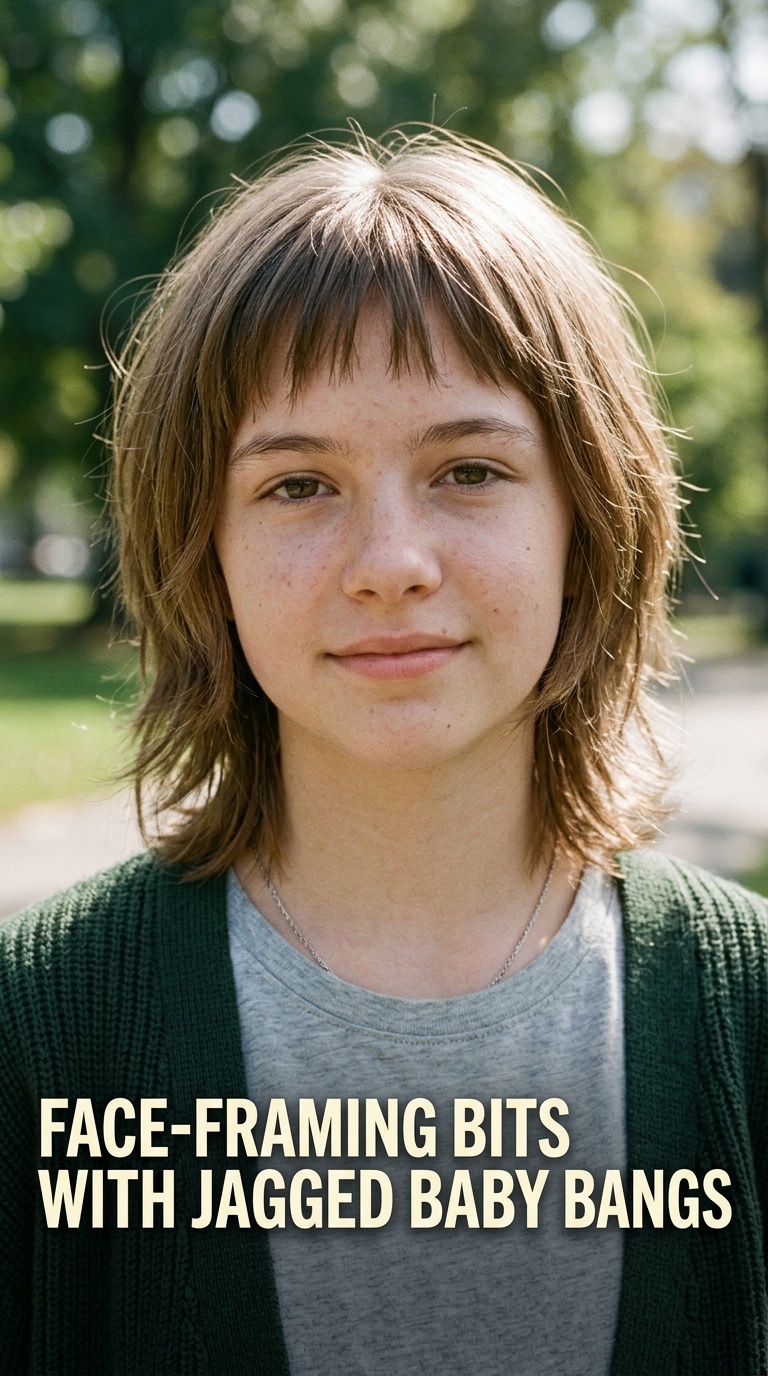 Face-Framing Bits with Jagged Baby Bangs