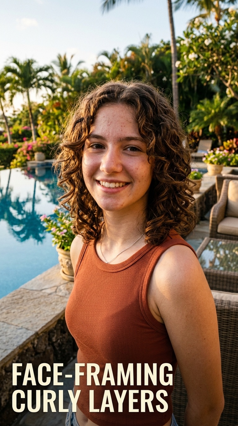Face-Framing Curly Layers