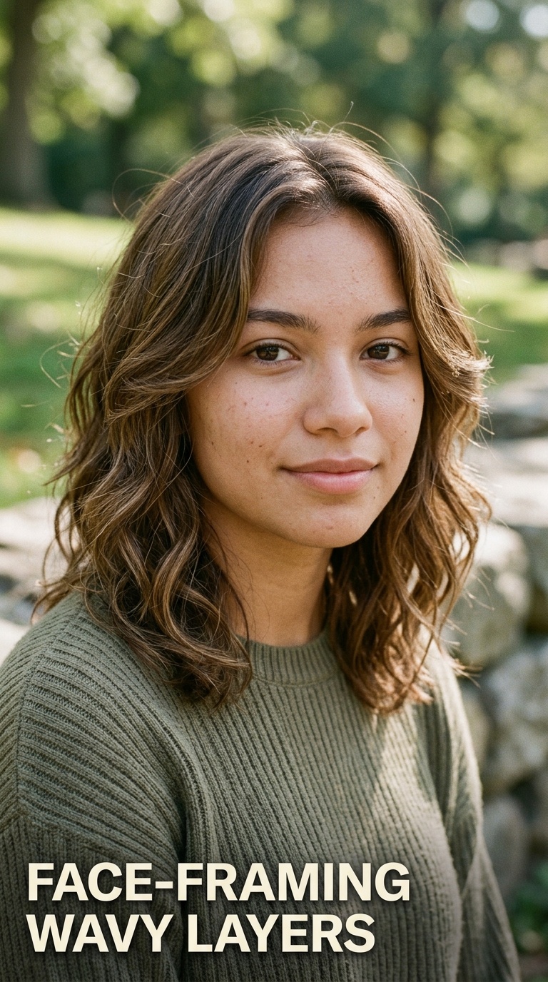 Face-Framing Wavy Layers