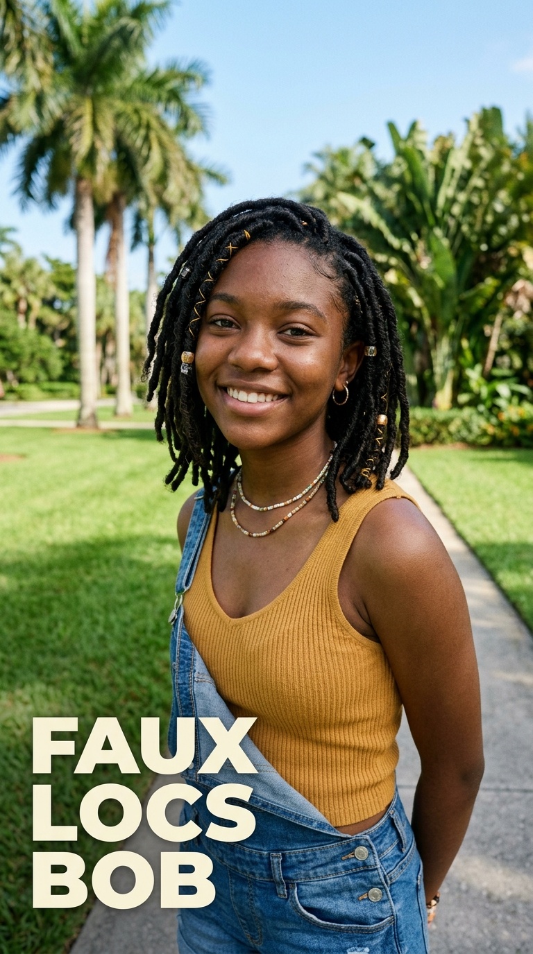 Faux Locs Bob