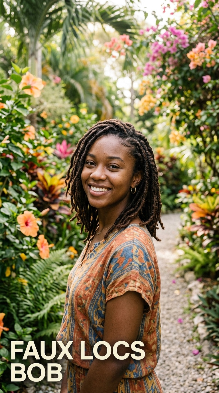 Faux Locs Bob