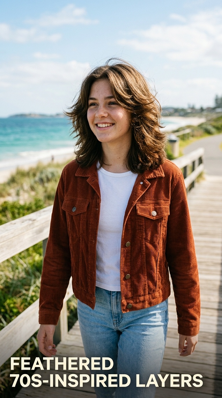 Feathered 70s-Inspired Layers