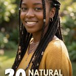20 Natural Hairstyles For Black Women Braid